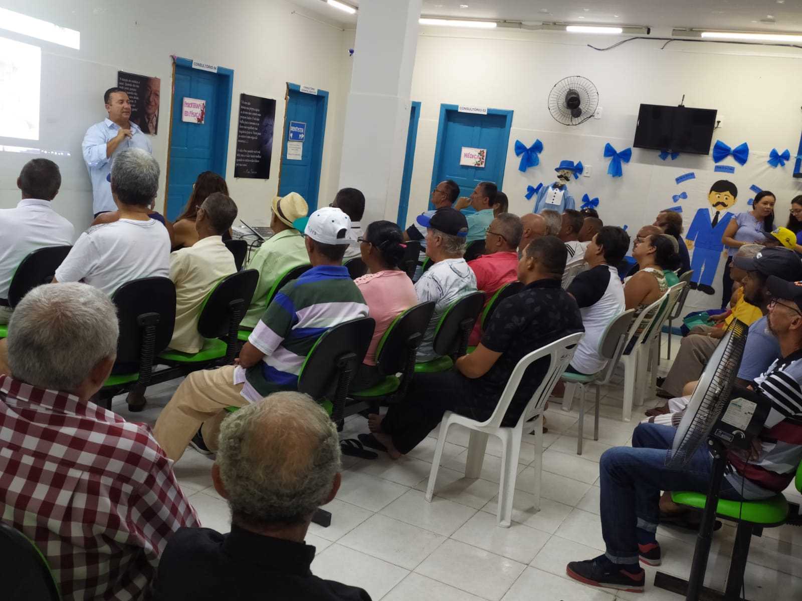 Camacã: PSF Manoel Rodrigues realiza palestra com seus usuários na campanha do novembro azul